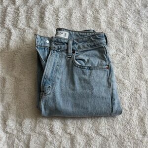 Abercrombie & Fitch Light Wash High Rise Jeans